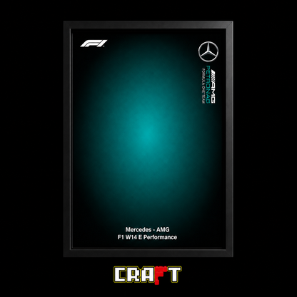 Quadro Fosco para a Fórmula-1 Mercedes-AMG W14