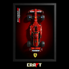 Quadro Fosco para a Fórmula-1 Ferrari SF24 Degrade
