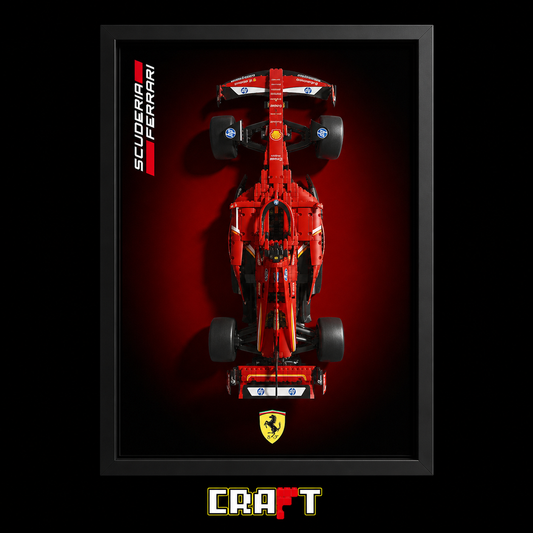Quadro Fosco para a Fórmula-1 Ferrari SF24 Degrade