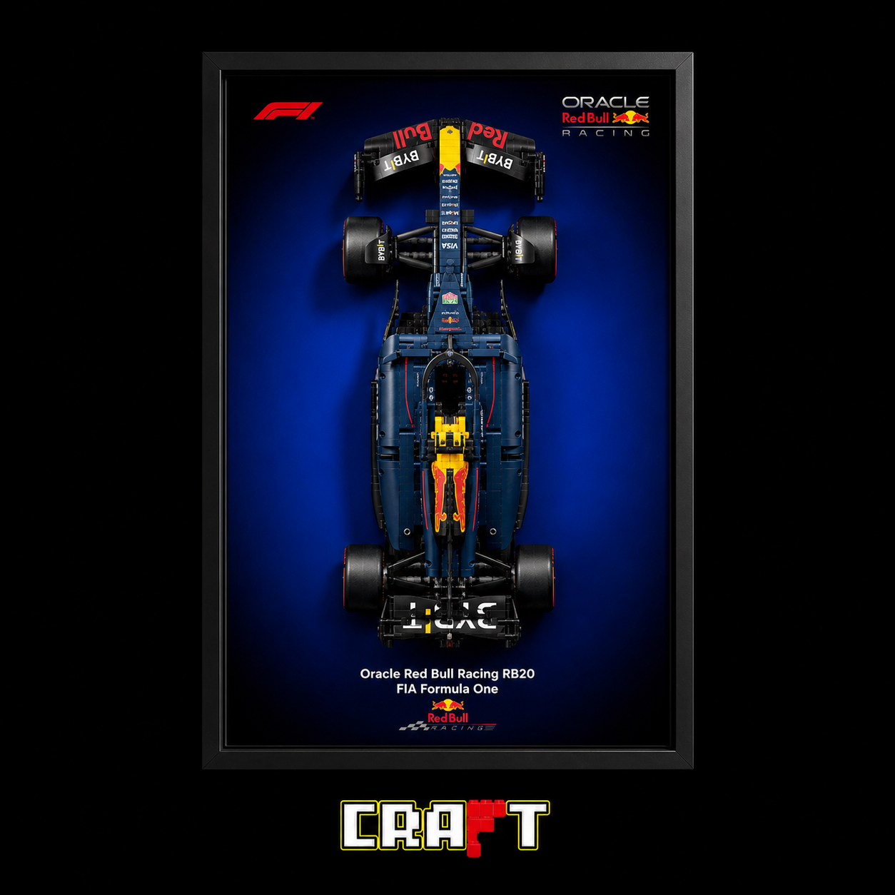 Quadro Fosco para a Fórmula-1 Red Bull RB20