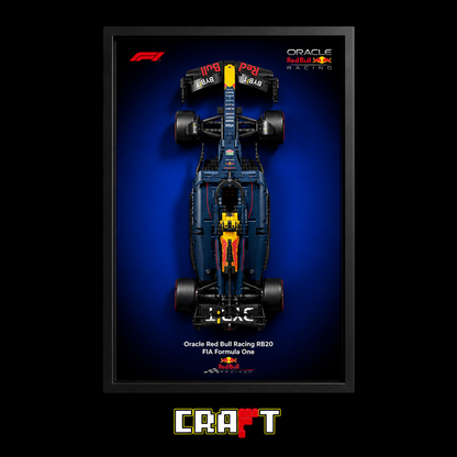 Quadro Fosco para a Fórmula-1 Red Bull RB20