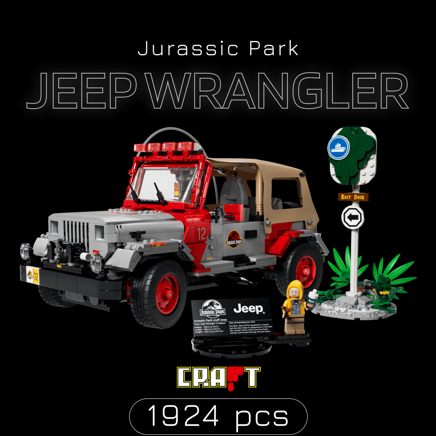 Imagem original do Jeep Wrangler Jurassic Park