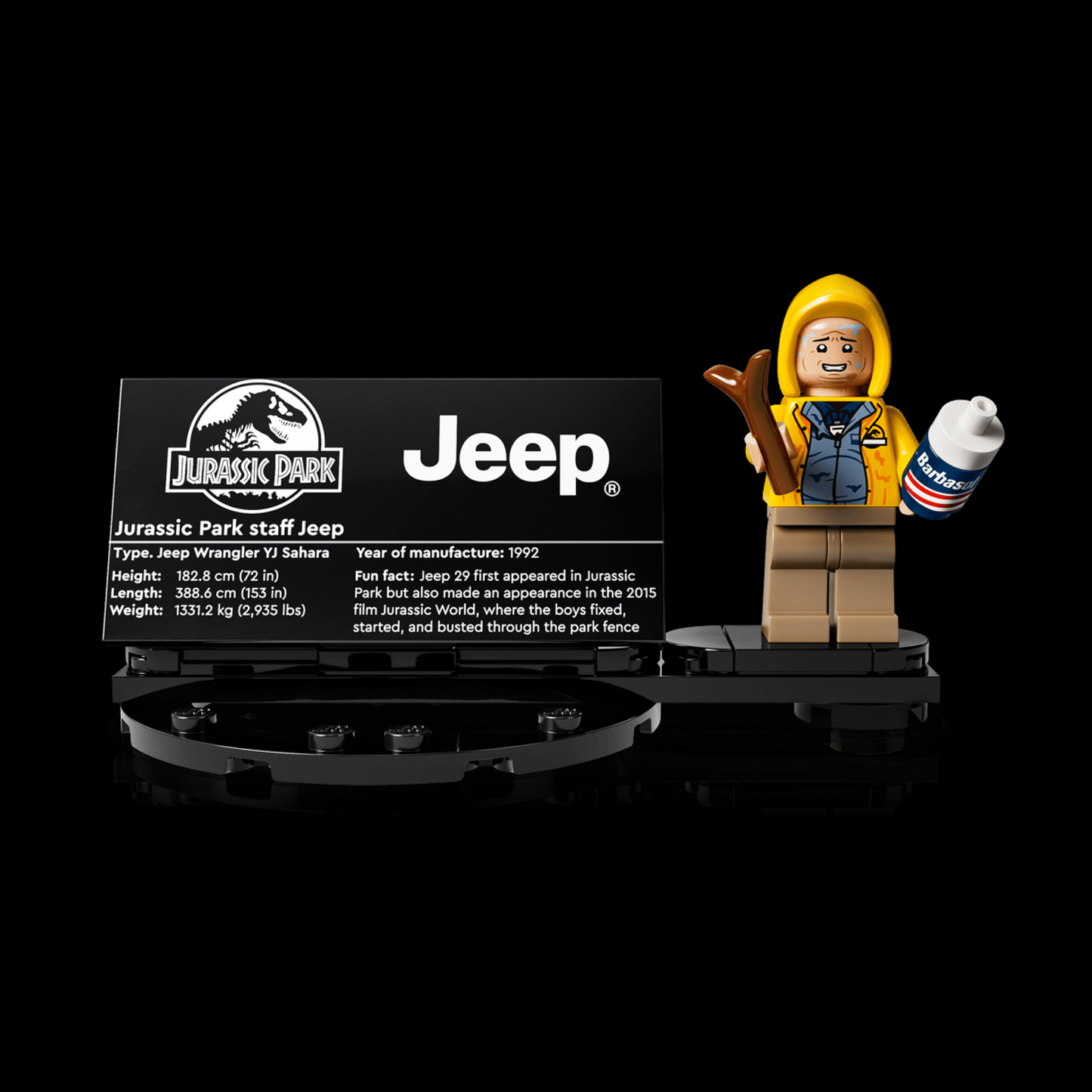 Imagem original do Jeep Wrangler Jurassic Park