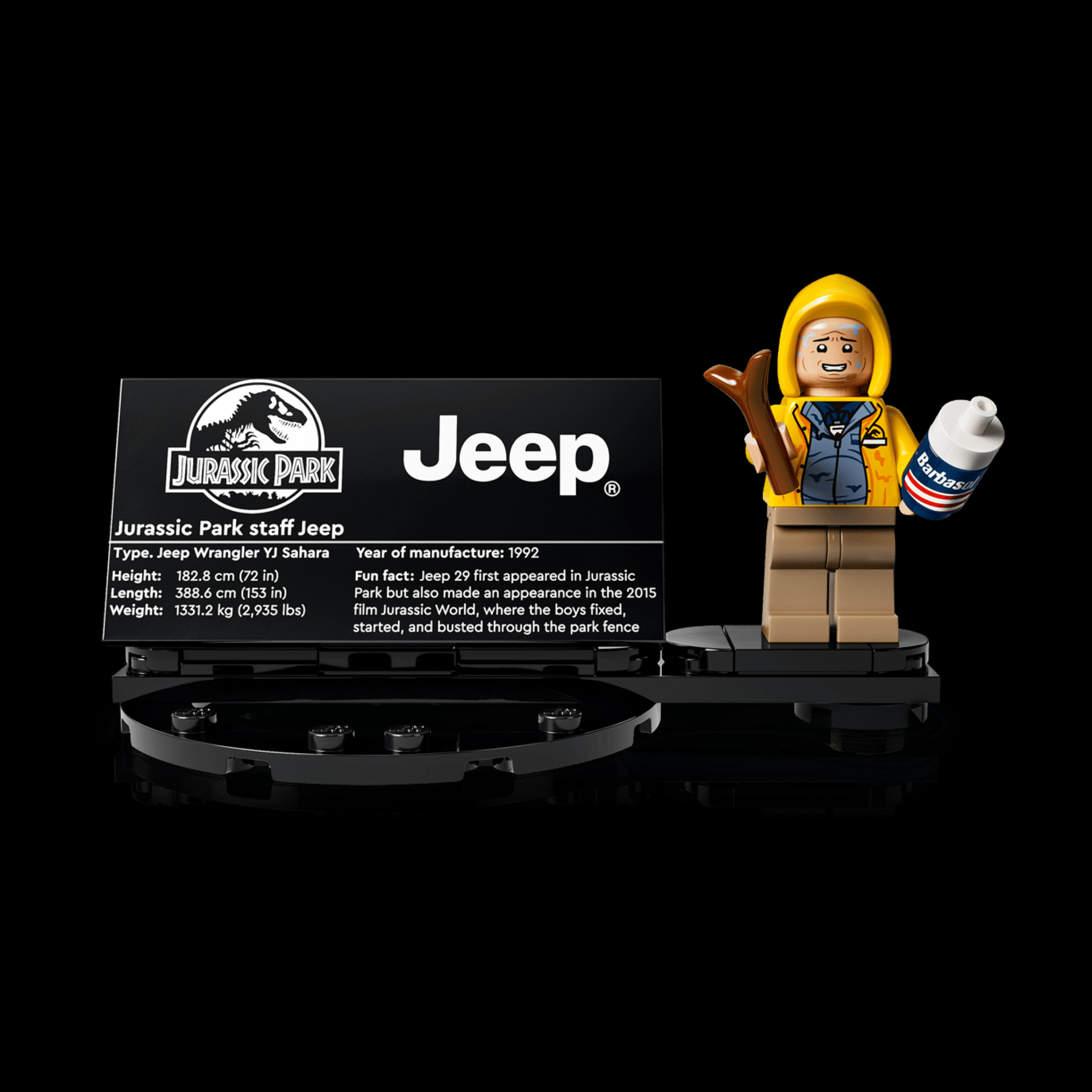 Imagem original do Jeep Wrangler Jurassic Park