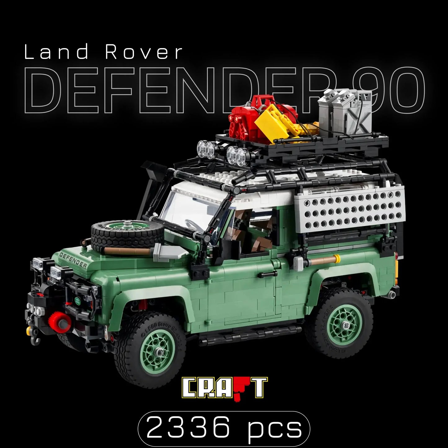 Land Rover Defender 90 (2336 pçs) - Brics Craft
