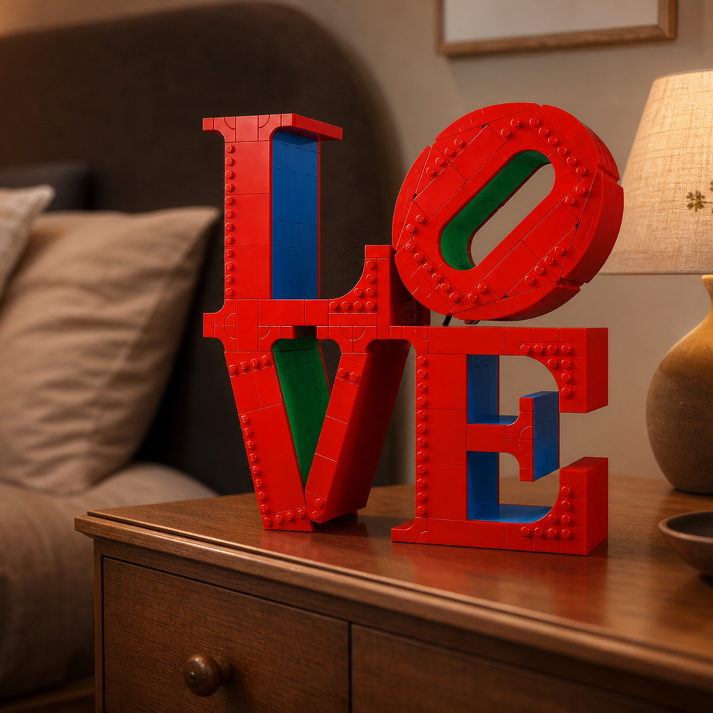 Escultura LOVE (791 peças)