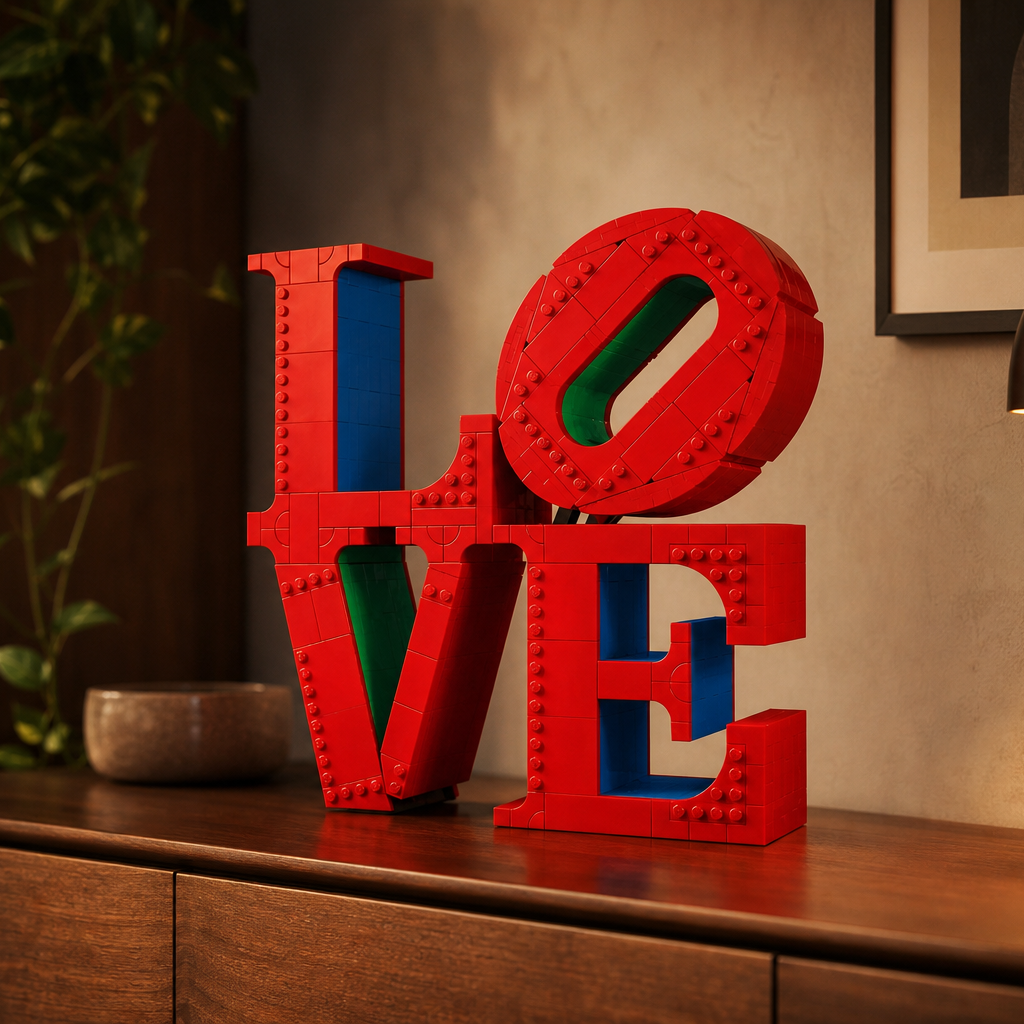 Escultura LOVE (791 peças)