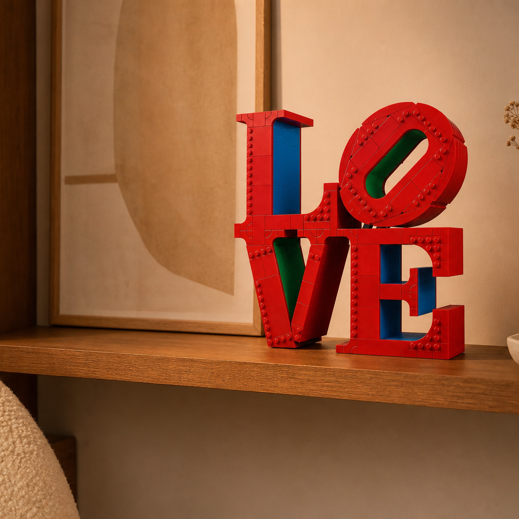 Escultura LOVE (791 peças)