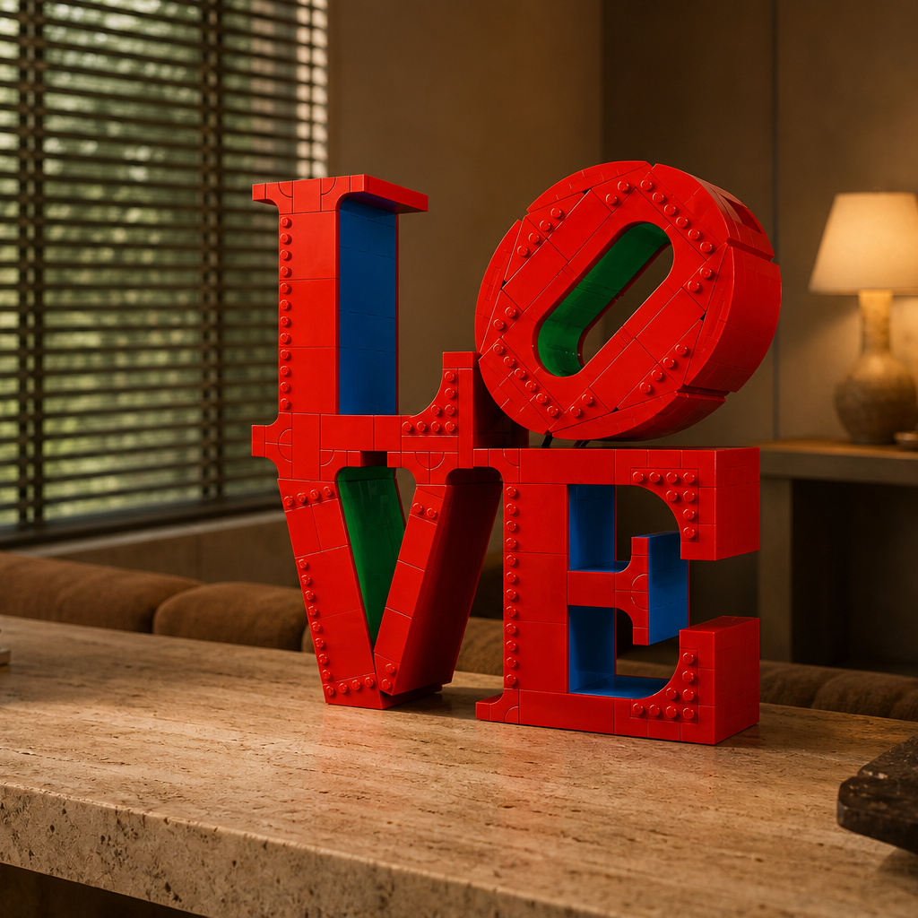 Escultura LOVE (791 peças)