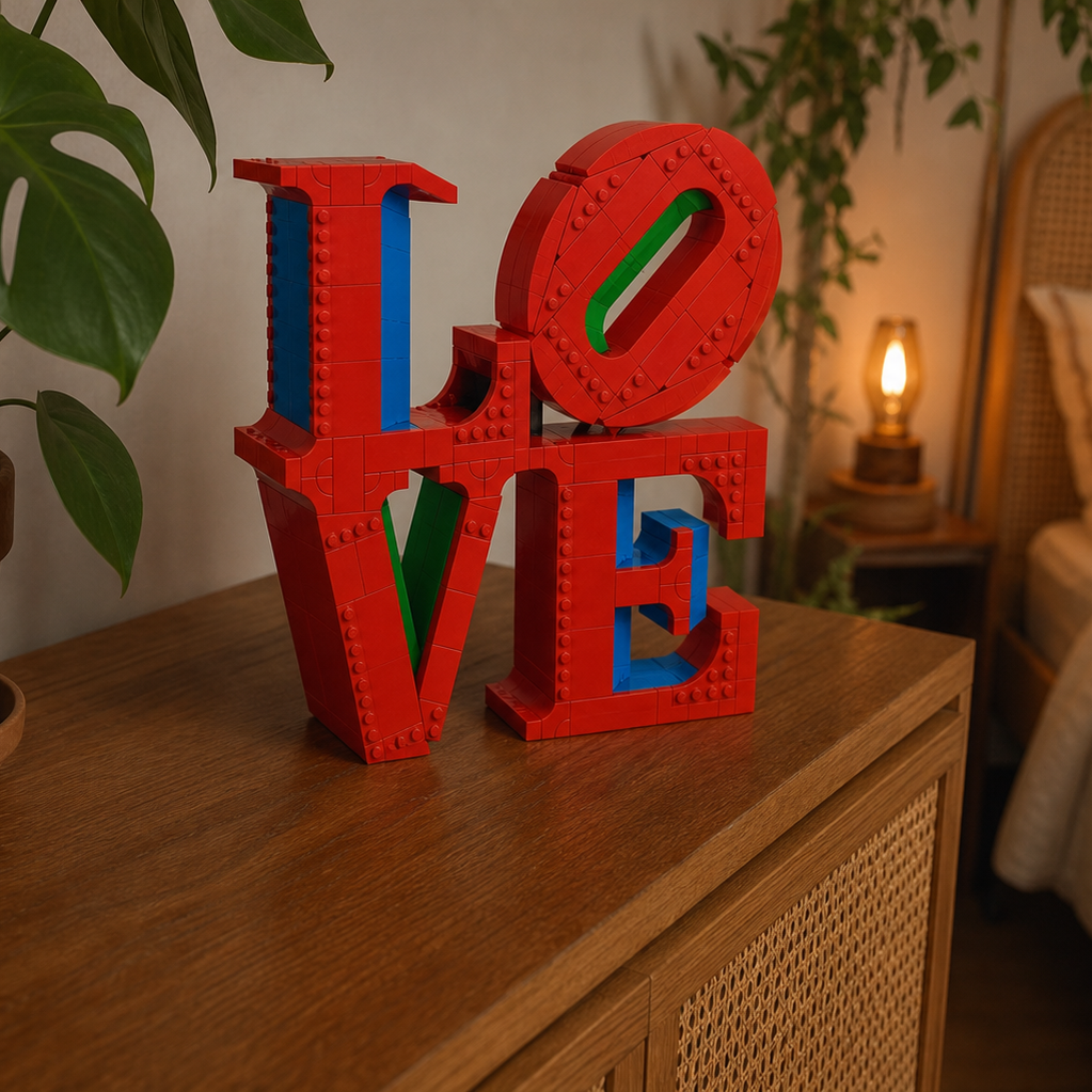 Escultura LOVE (791 peças)