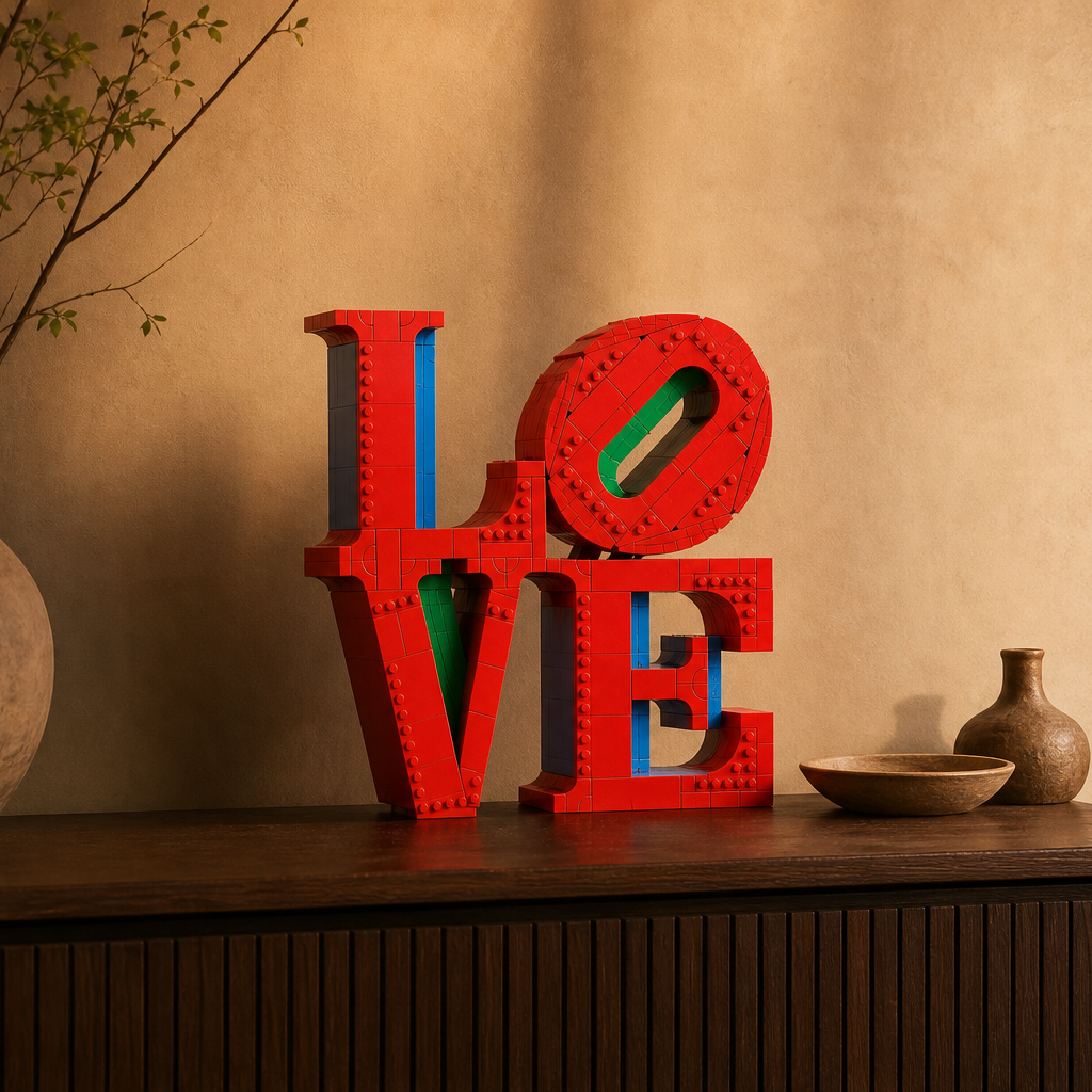 Escultura LOVE (791 peças)