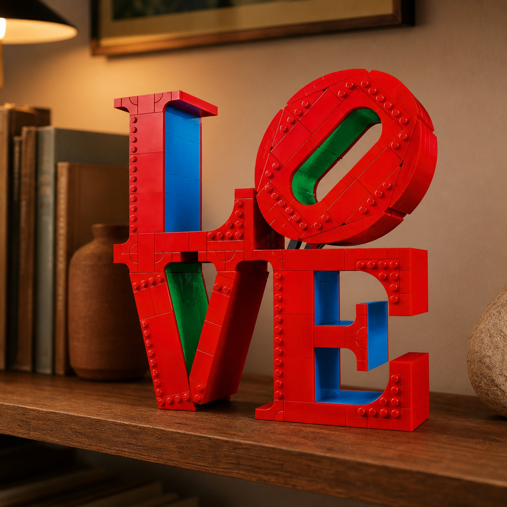 Escultura LOVE (791 peças)