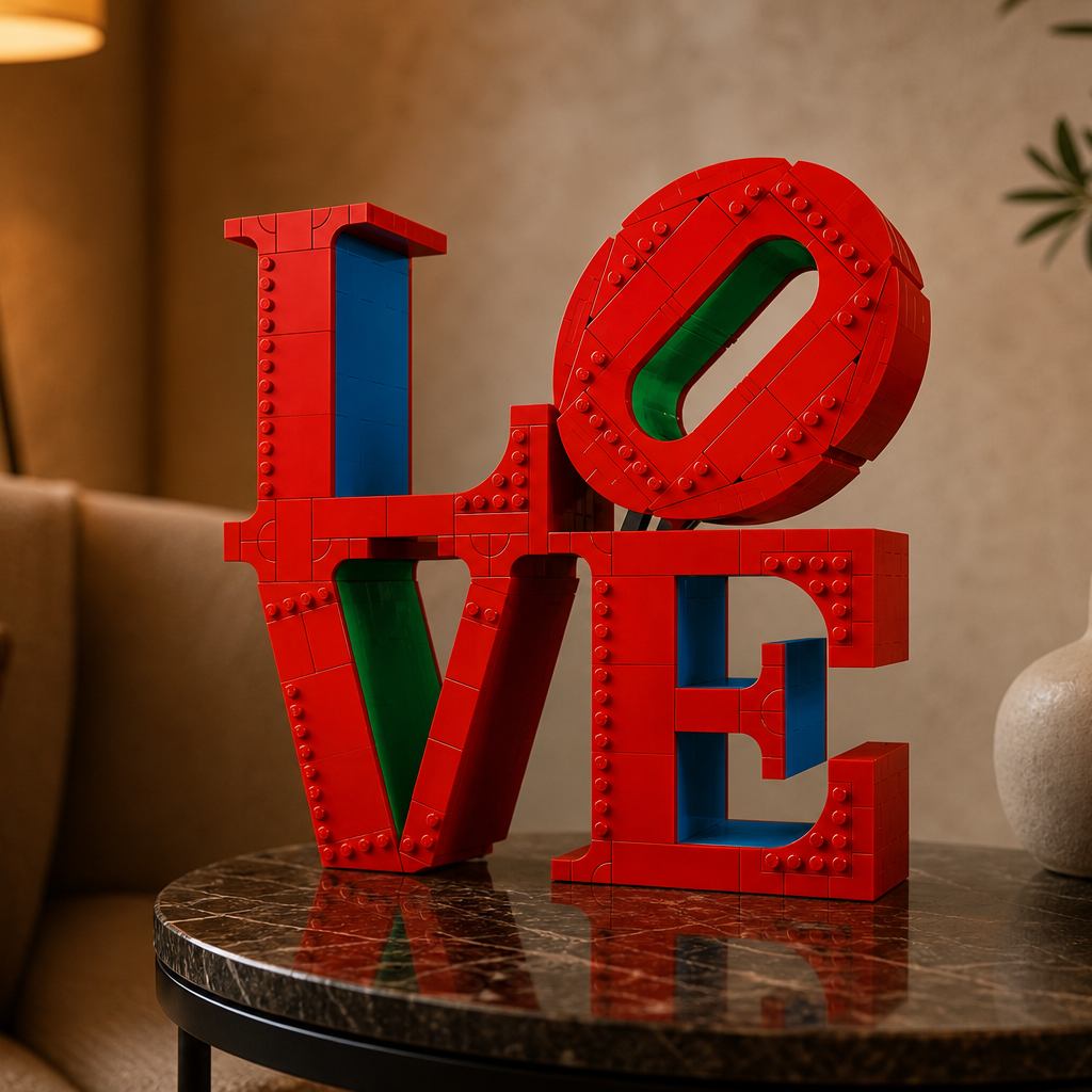 Escultura LOVE (791 peças)