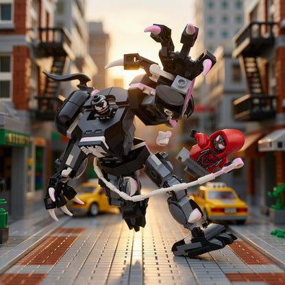 Armadura de Robô Venom vs. Miles Morales (134 peças)