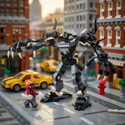 Armadura de Robô Venom vs. Miles Morales (134 peças)