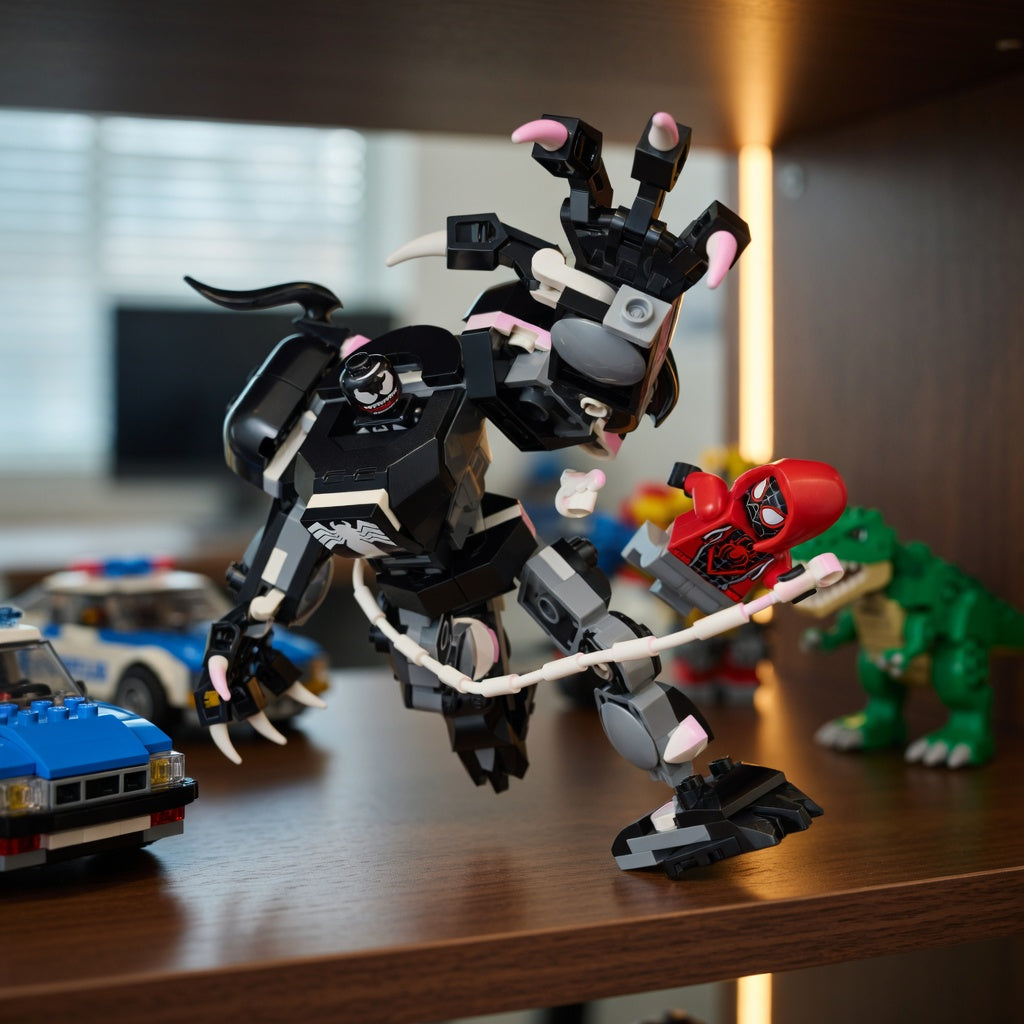 Armadura de Robô Venom vs. Miles Morales (134 peças)
