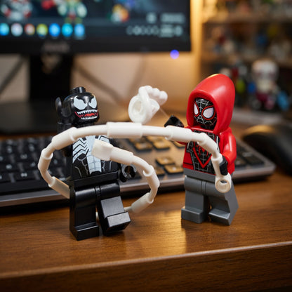Armadura de Robô Venom vs. Miles Morales (134 peças)