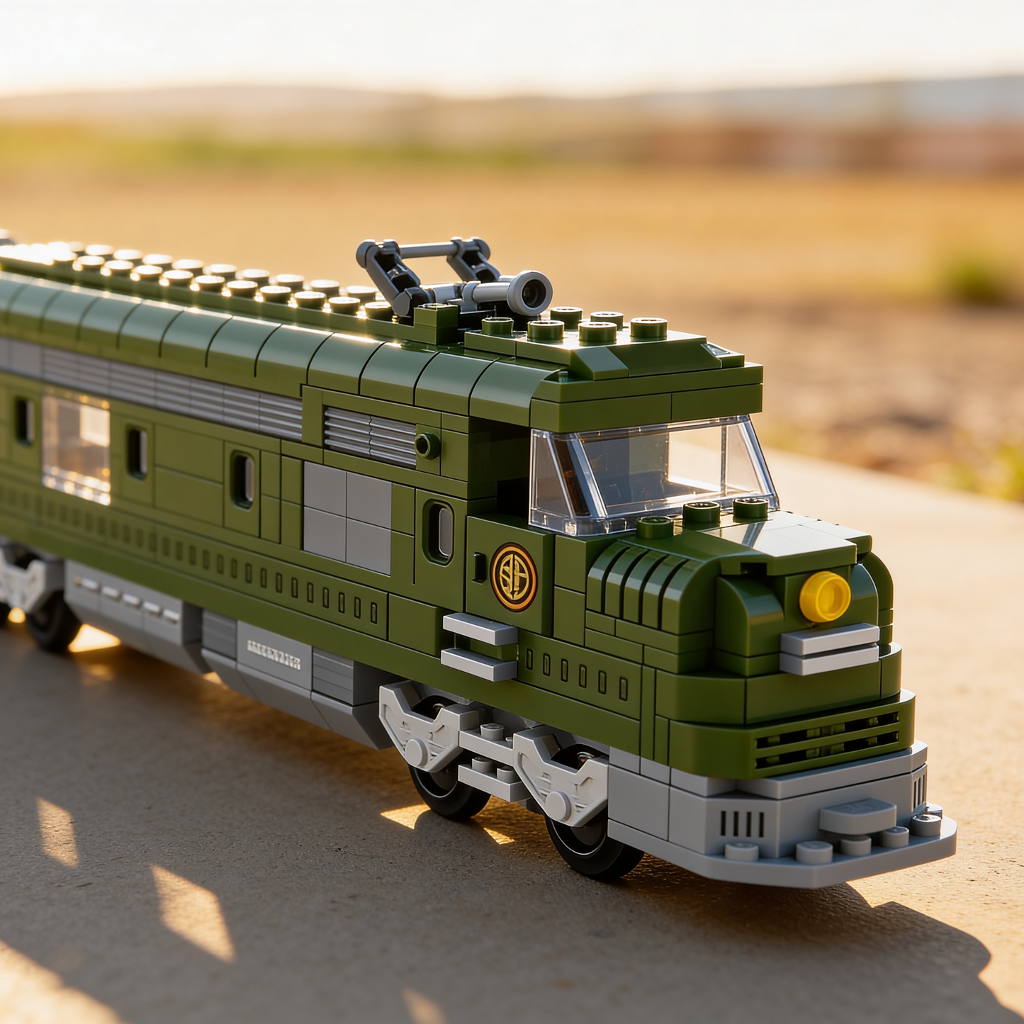 Trem Militar de Transporte (764 peças)