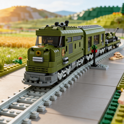 Trem Militar de Transporte (764 peças)