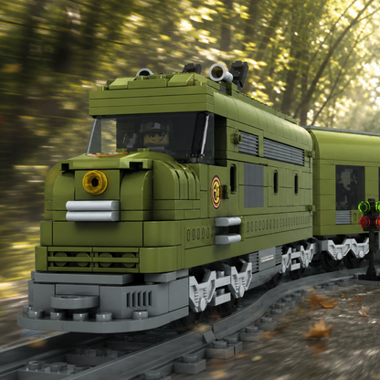 Trem Militar de Transporte (764 peças)