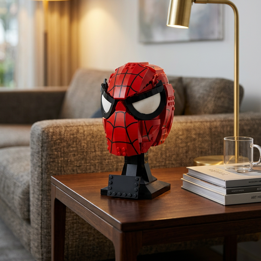 Máscara do Homem-Aranha (487 peças)