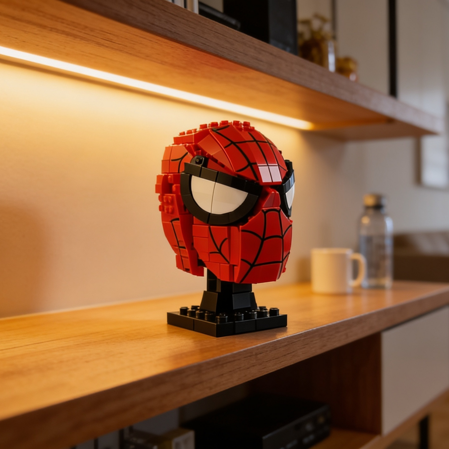 Máscara do Homem-Aranha (487 peças)