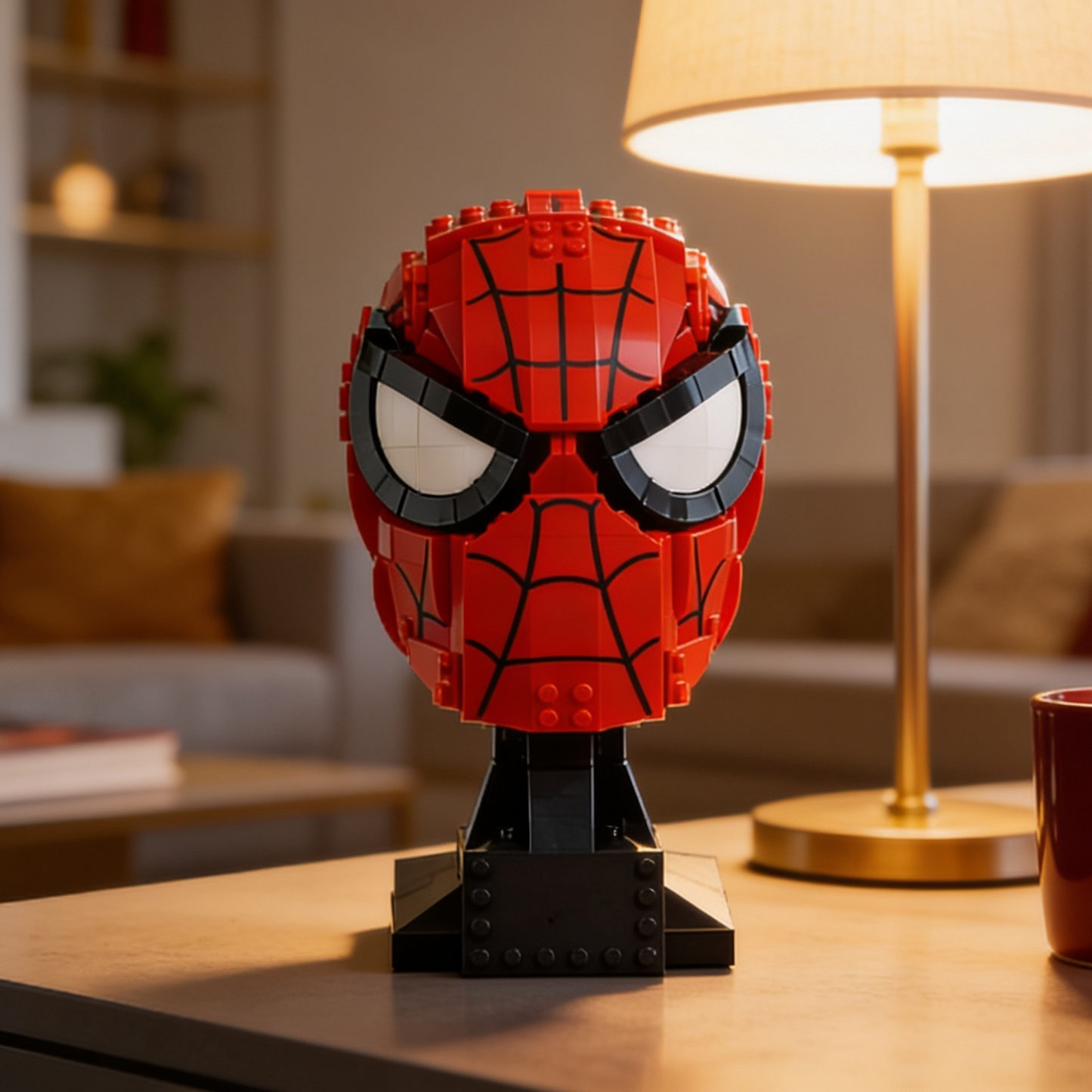 Máscara do Homem-Aranha (487 peças)