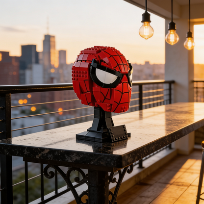 Máscara do Homem-Aranha (487 peças)