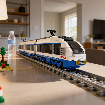 Trem Ferroviário Urbano (681 peças)