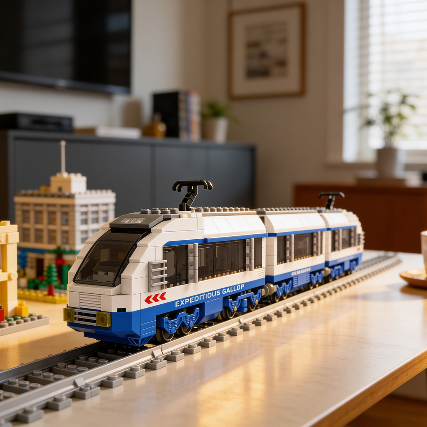 Trem Ferroviário Urbano (681 peças)