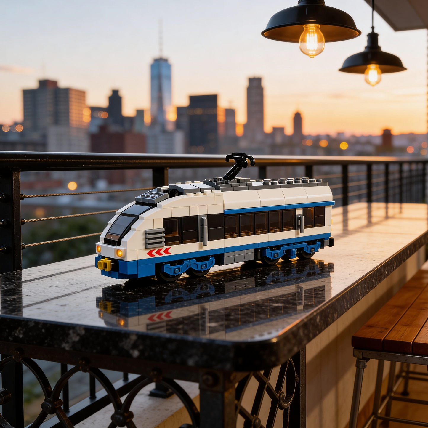 Trem Ferroviário Urbano (681 peças)