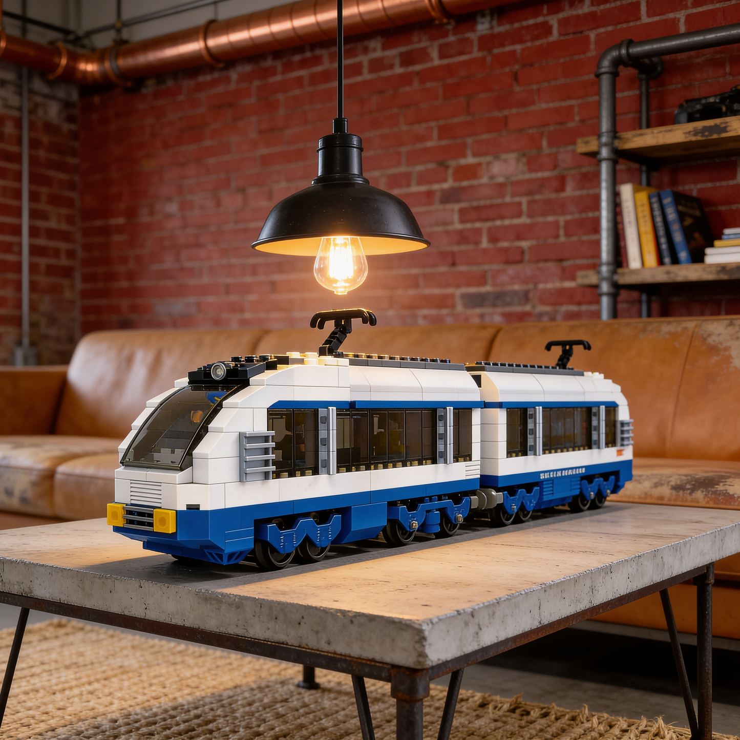 Trem Ferroviário Urbano (681 peças)