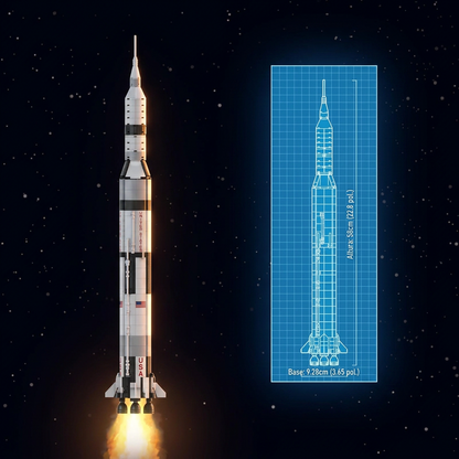 NASA Apollo Saturn V (602 peças)