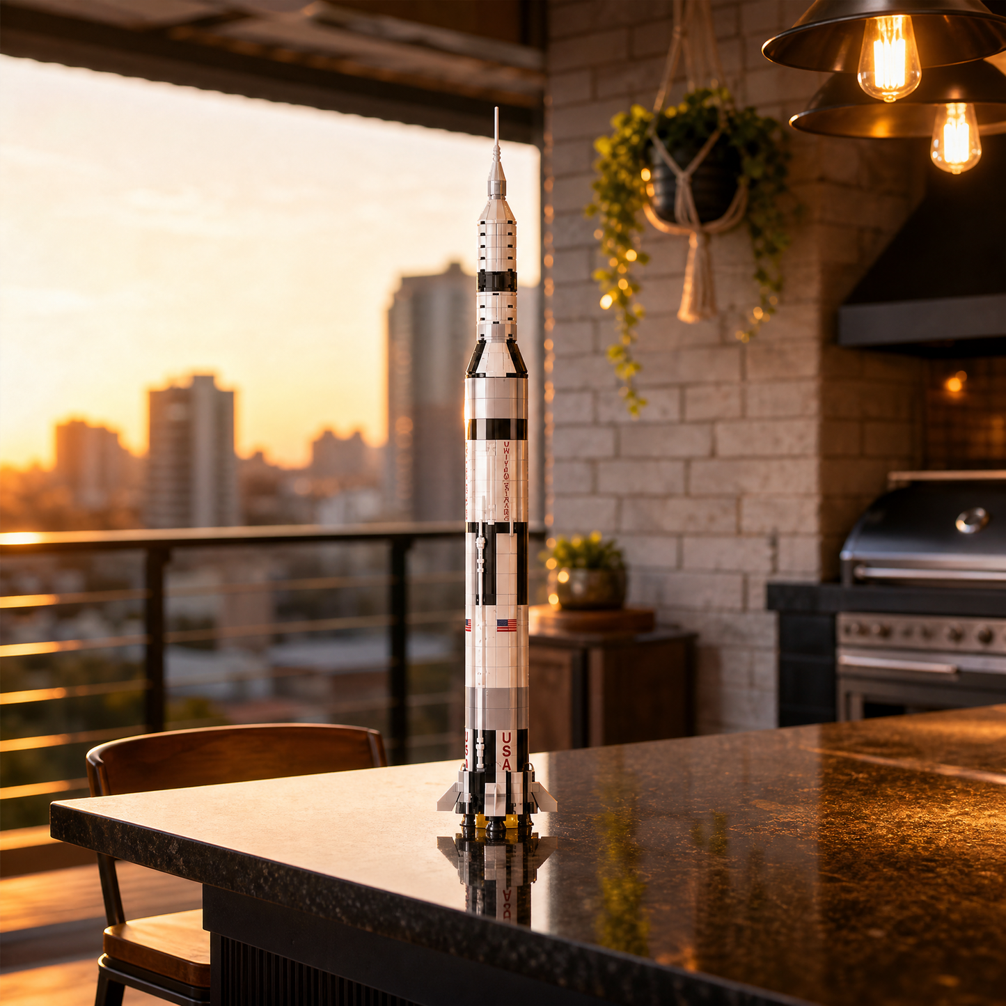 NASA Apollo Saturn V (602 peças)