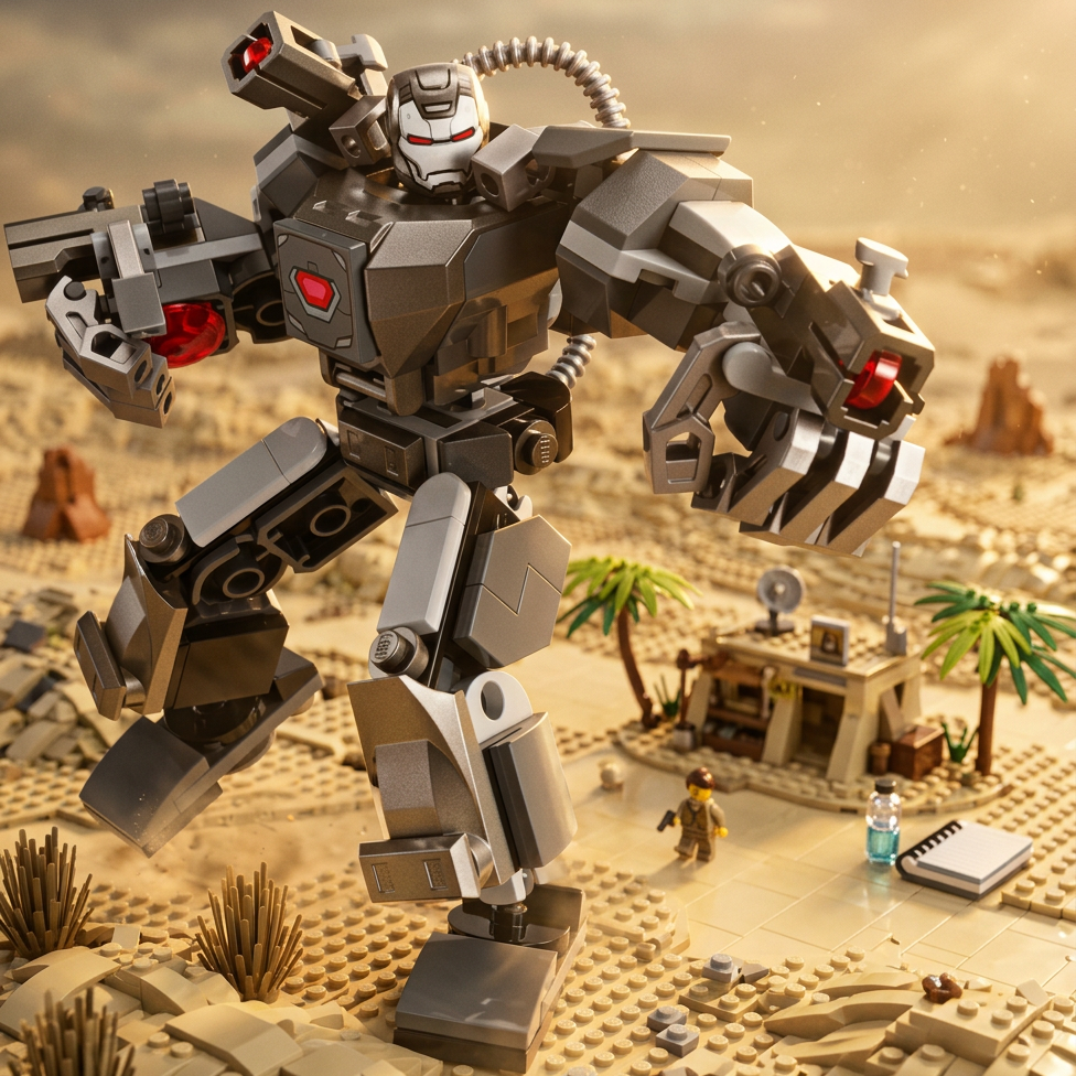 Robô do Máquina de Combate (154 peças)
