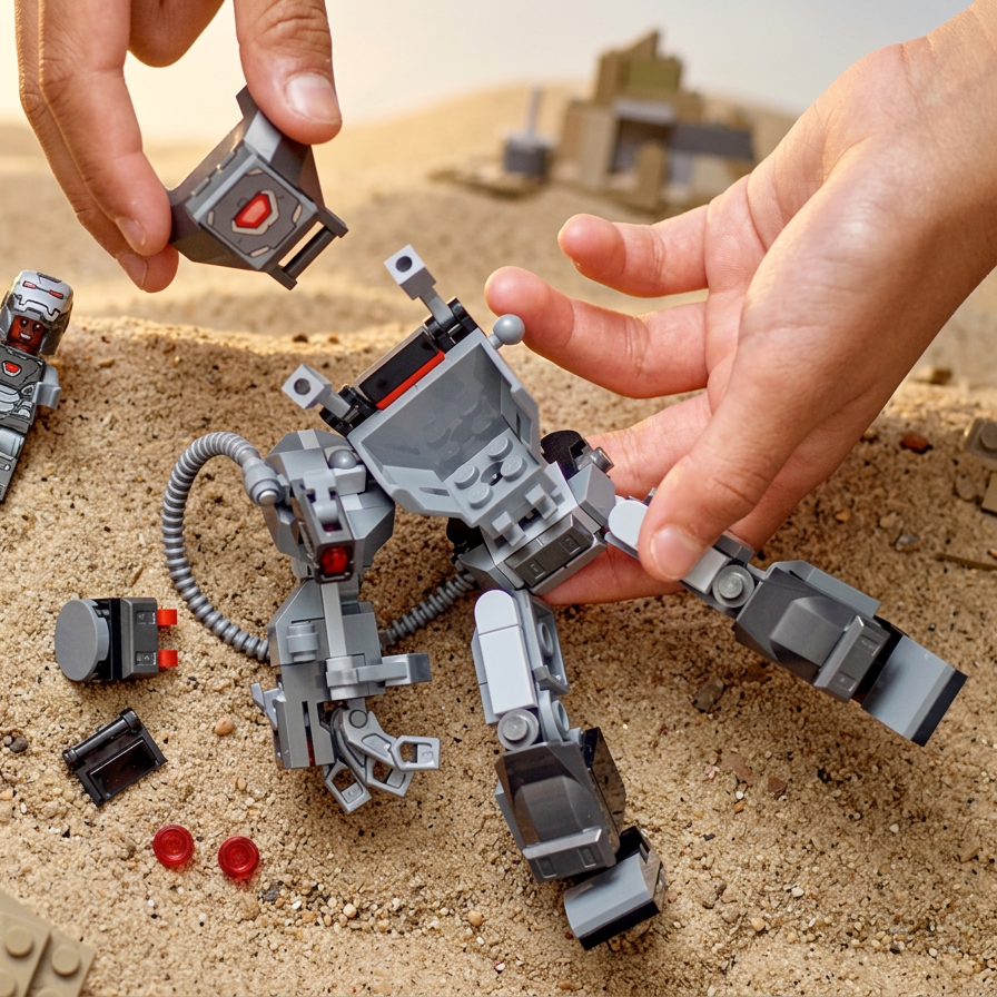 Robô do Máquina de Combate (154 peças)