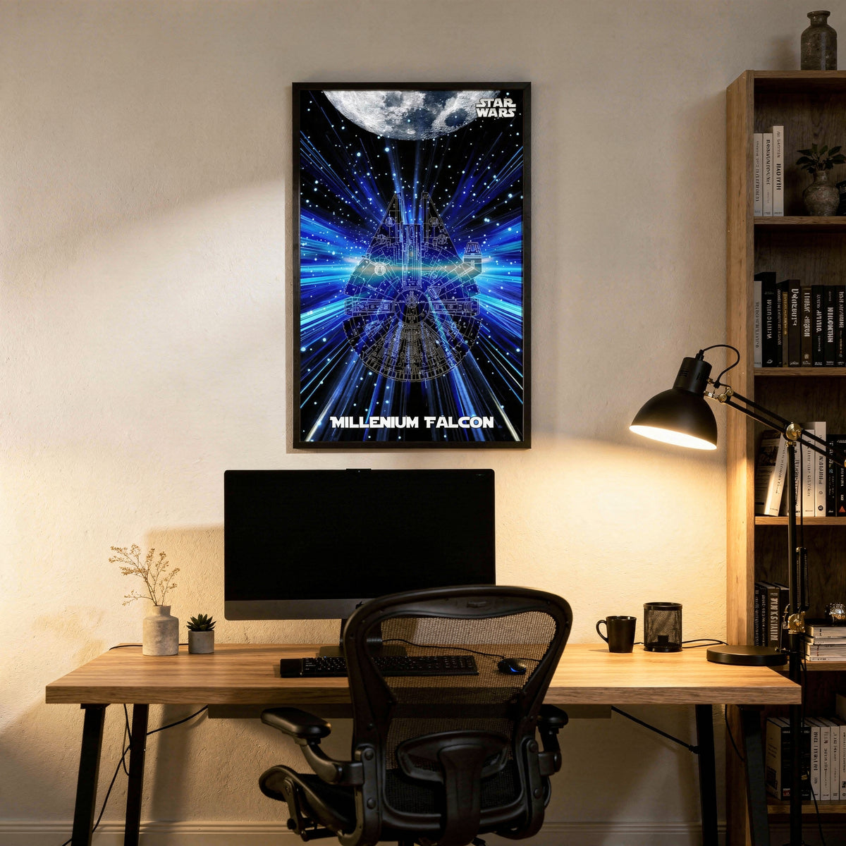 Quadro de Acrílico para Millennium Falcon (1381 peças)