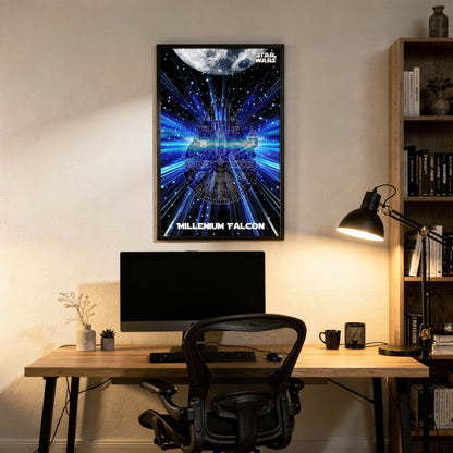 Quadro de Acrílico para Millennium Falcon (1381 peças)