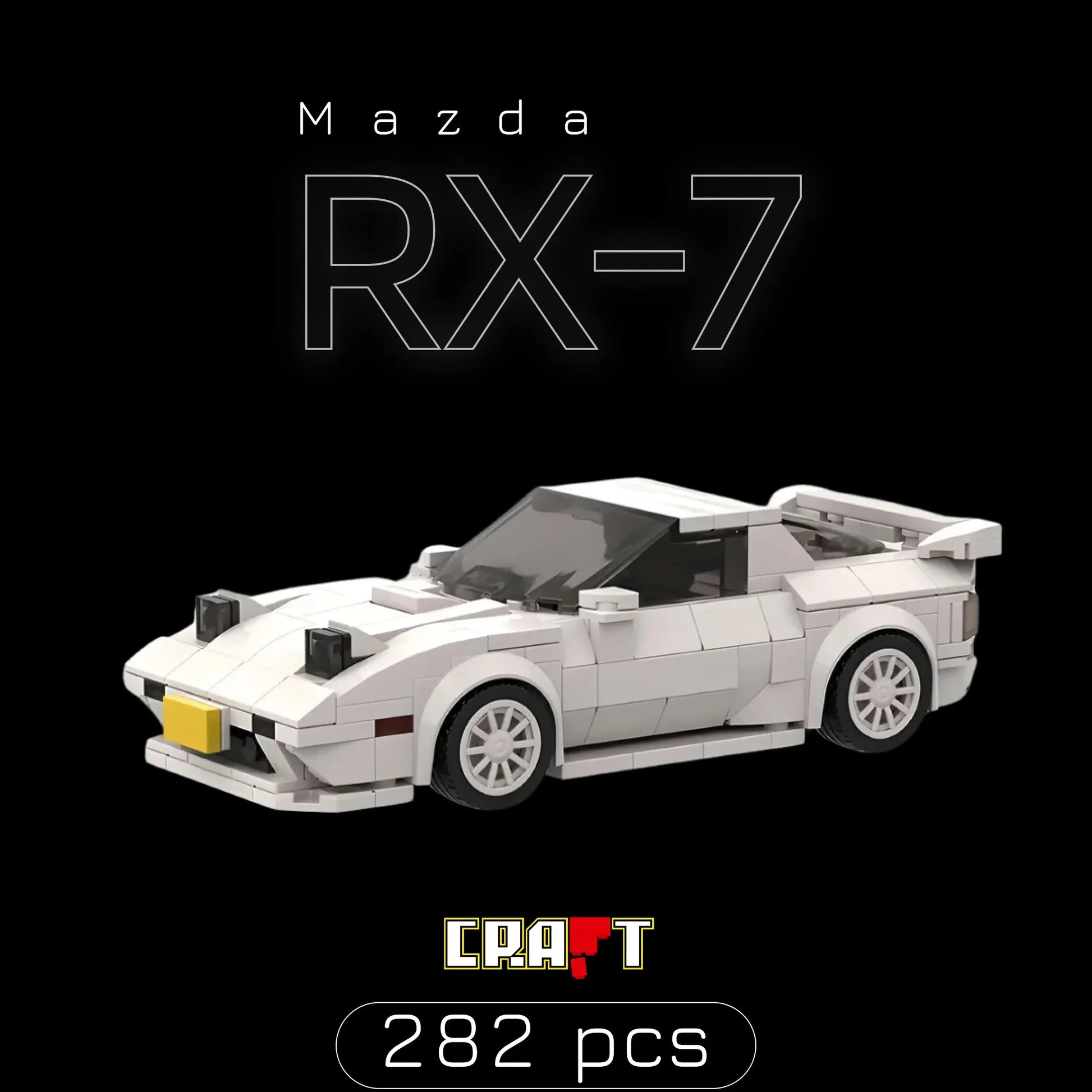 Mazda RX-7 (282 pçs) - Brics Craft