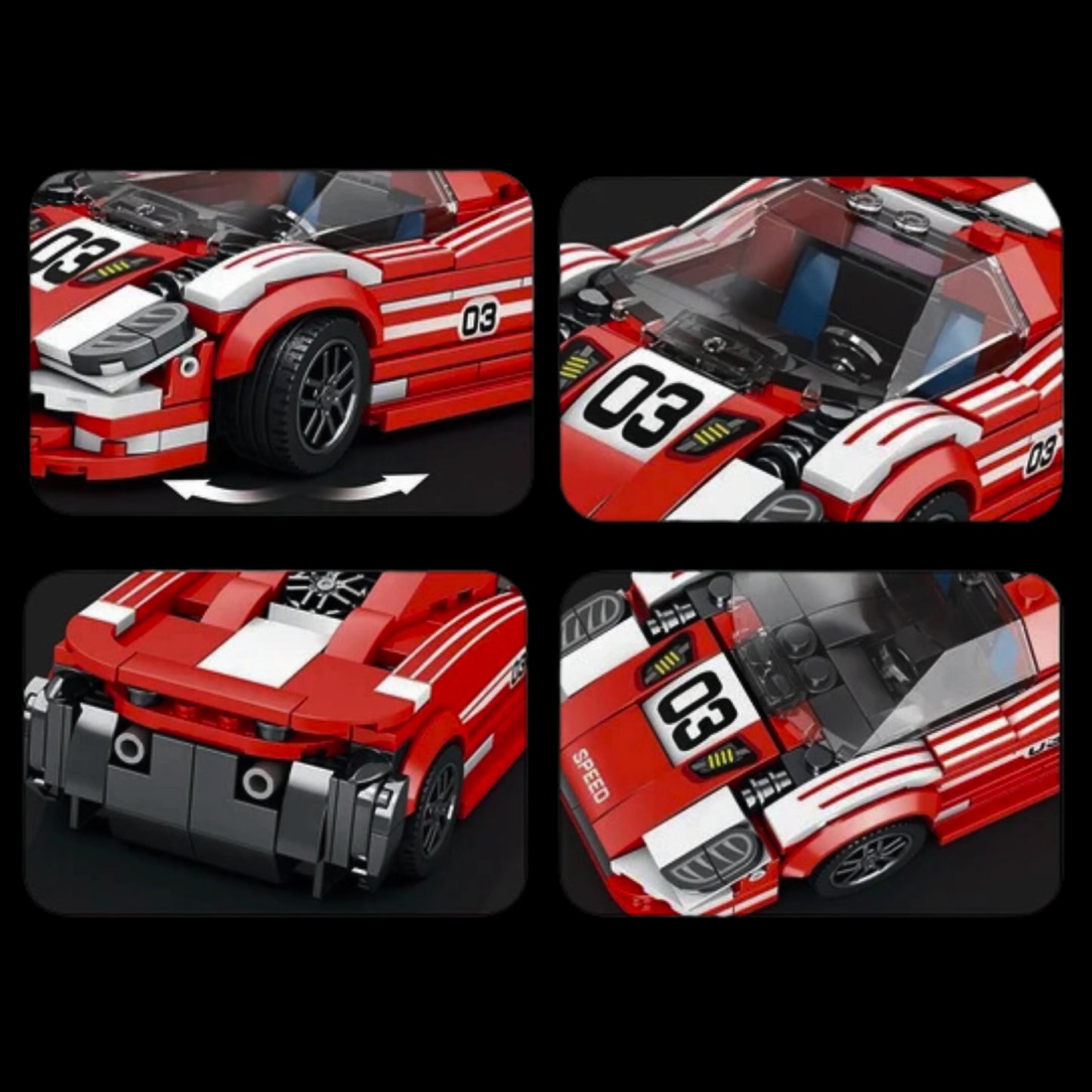 Porsche 917 (355 pcs) - Brics Craft