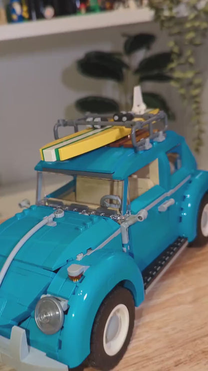 Fusca Azul do Surf (1193 peças)