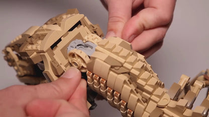 Fóssil do Tiranossauro Rex do Jurassic Park (3145 peças)