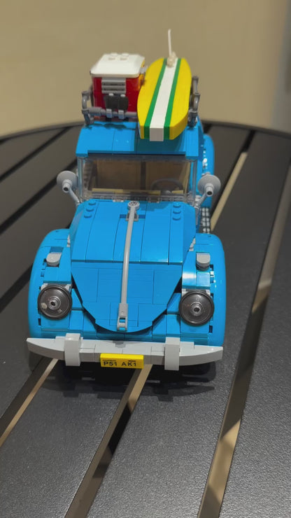 Fusca Azul do Surf (1193 peças)