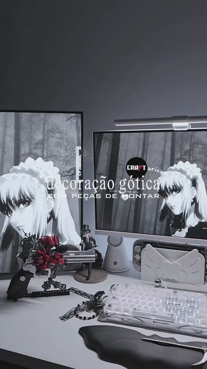 Revólver Fantasma: Arma e Rosa (631 peças)