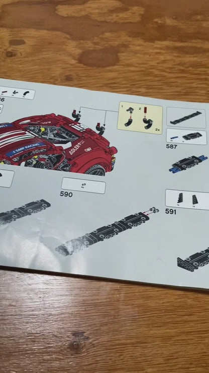 Ferrari 488 GTE (1677 peças)