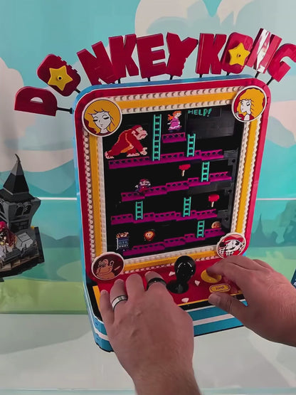 Arcade Fliperama do Donkey Kong (1367 peças)