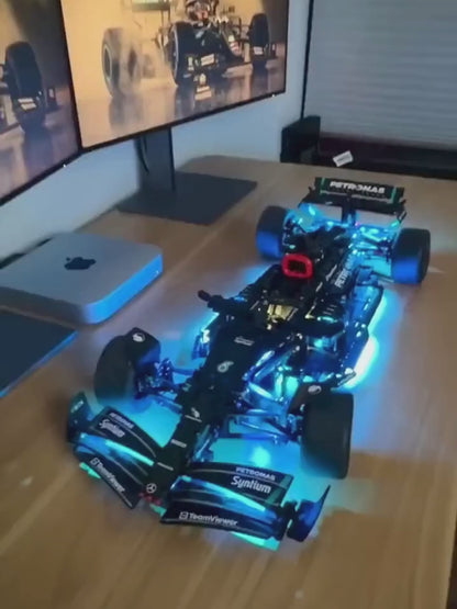 Kit de Iluminação para a Fórmula-1 Mercedes AMG W14 (1642 peças)