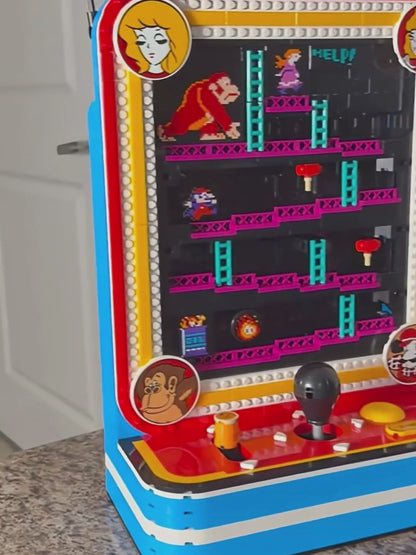Arcade Fliperama do Donkey Kong (1367 peças)
