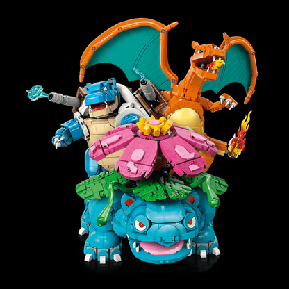 Pokémon - Venusaur, Charizard e Blastoise (6838 peças)