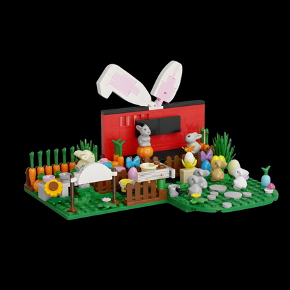Fazenda Festiva da Páscoa (445 peças)